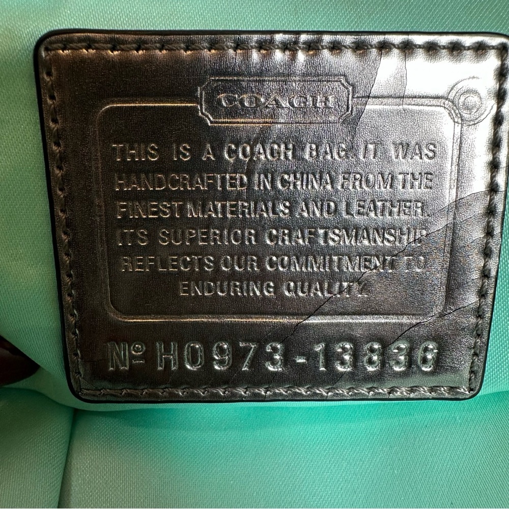 COACH Poppy Signature Glam Tote - Picture 11 of 15